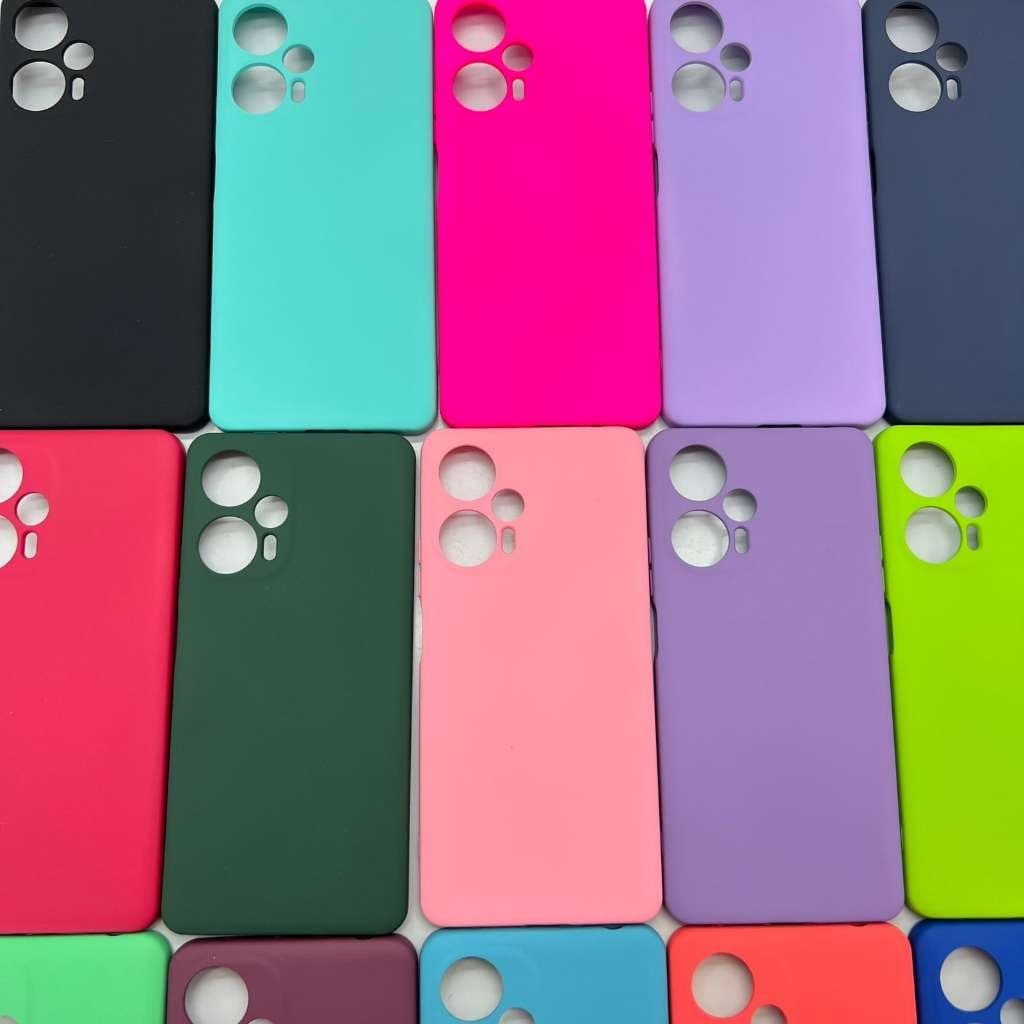 Capa Capinha de Celular - Poco F5 - Xiaomi Silicone Aveludado Capinha Case