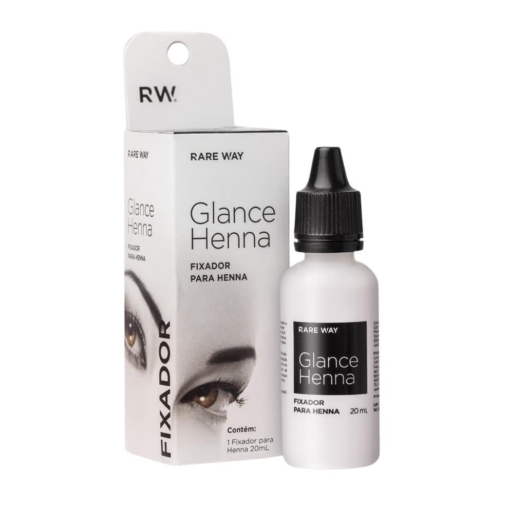 Fixador Para Henna Glance Rare Way 20ml Loção Fixadora
