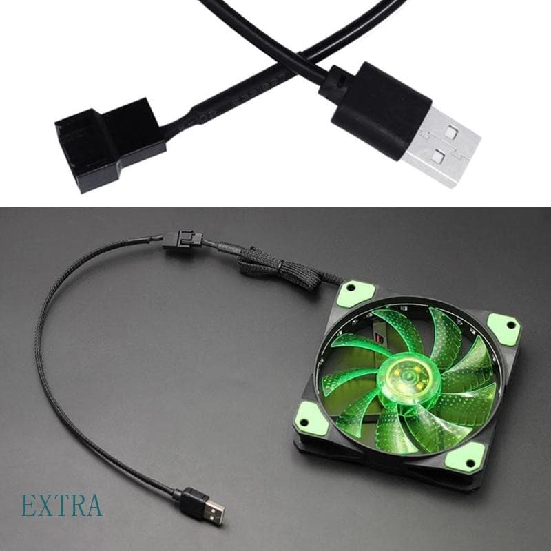 EXT Fêmea Para 5V USB Adaptador Alimentação Ventilador