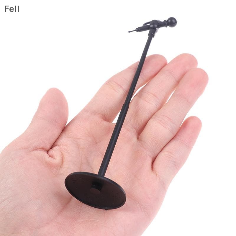 [Fel] Modelo De Microfone De Plástico Fofo Para Casa De Bonecas Acessórios Móveis Em Miniatura Venda Imperdível