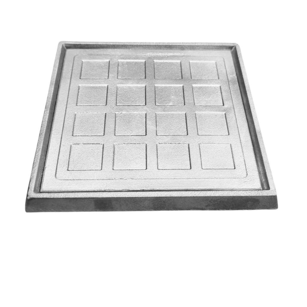 Ralo Tampa de Inspeção Piscina 15x15 Aluminio com Aro