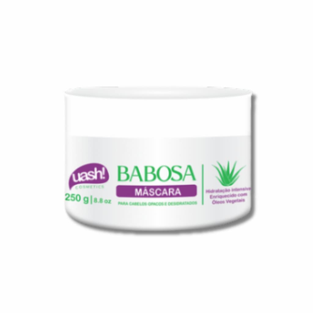 Máscara Uash Babosa 250g Hidratação + Óleos Vegetais