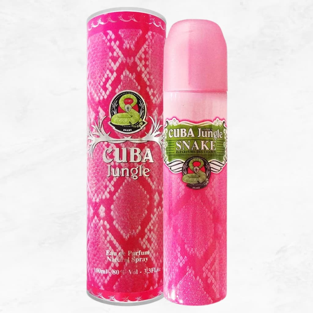 CUBA JUNGLE SNAKE: Perfume Importado Eau de Parfum 100ml Feminino Fixação Alta Original com Nota