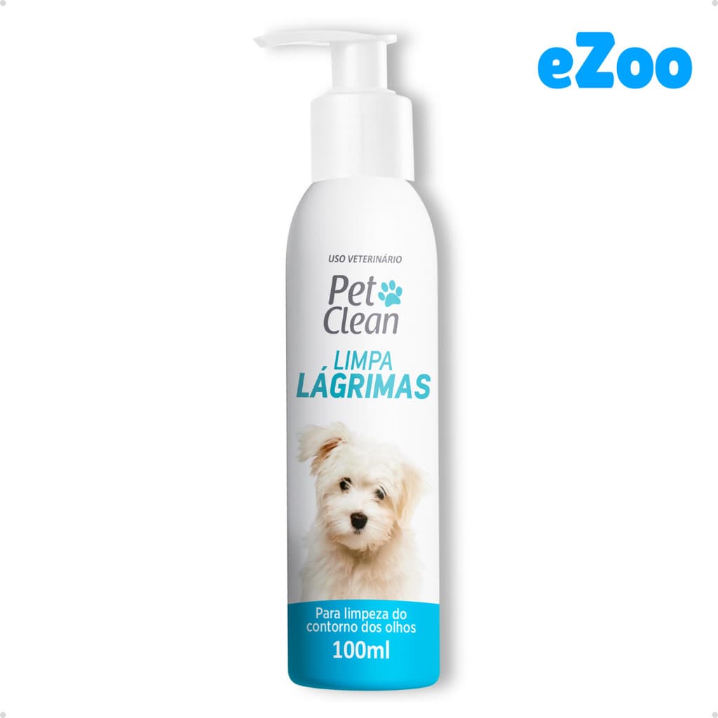 Limpador Limpa Lágrimas Ácidas Manchas nos Olhos para Cachorro e Gato 100 ml Pet Clean