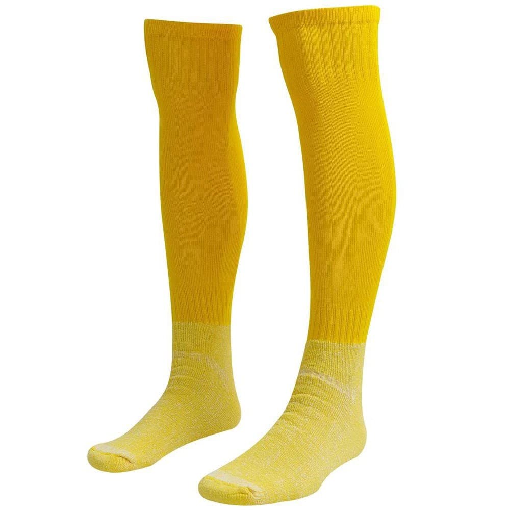 Kit 10 Pares Meião Amarelo Futebol Adulto Reforçado - TRB