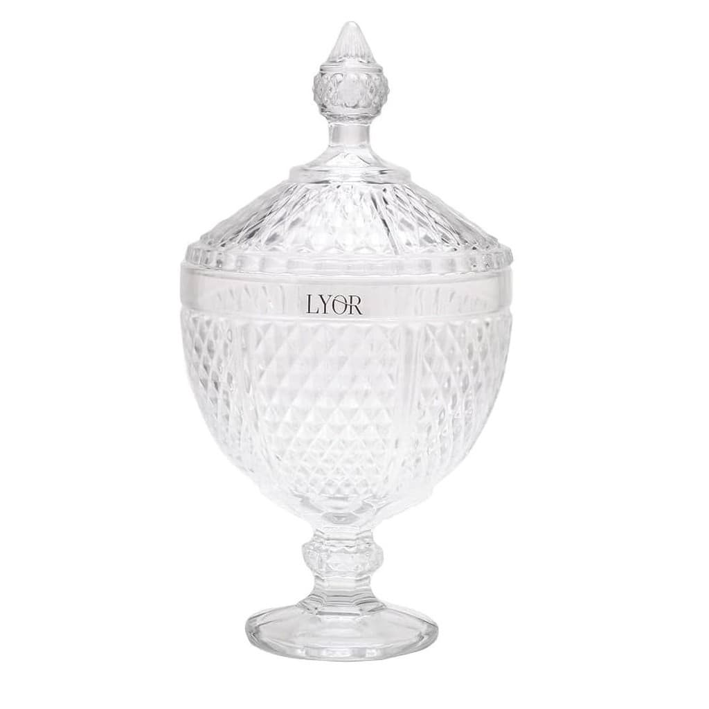 Bomboniere Potiche com Pé de Cristal Lyor