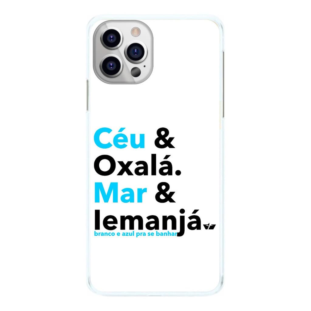 Capinha Ceu e Mar Oxalá Iemanjá Capa de Celular