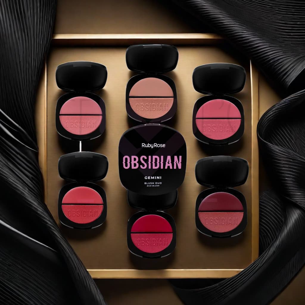 Blush Duo Gemini Obsidian by Ruby Rose cores HB-1000 New