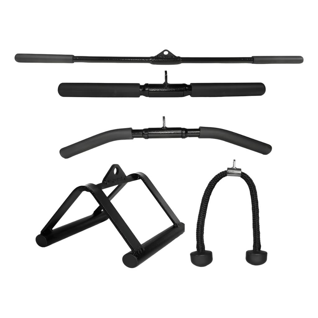 Kit Barra Reta 1 Metro Giro Corda Triceps Biceps Hartwit