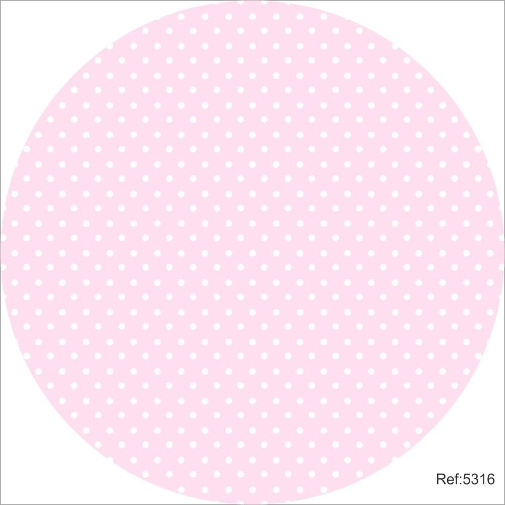 Painel Decorativo Festa Poá Candy Tecido 1,50x1,50 Elástico.