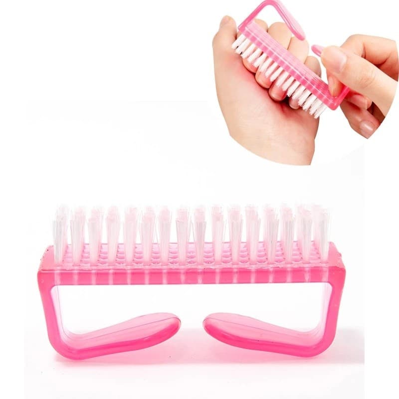 SQ7907 - 2 Unidades De Escovinhas Para Unhas Salão Manicure Limpeza