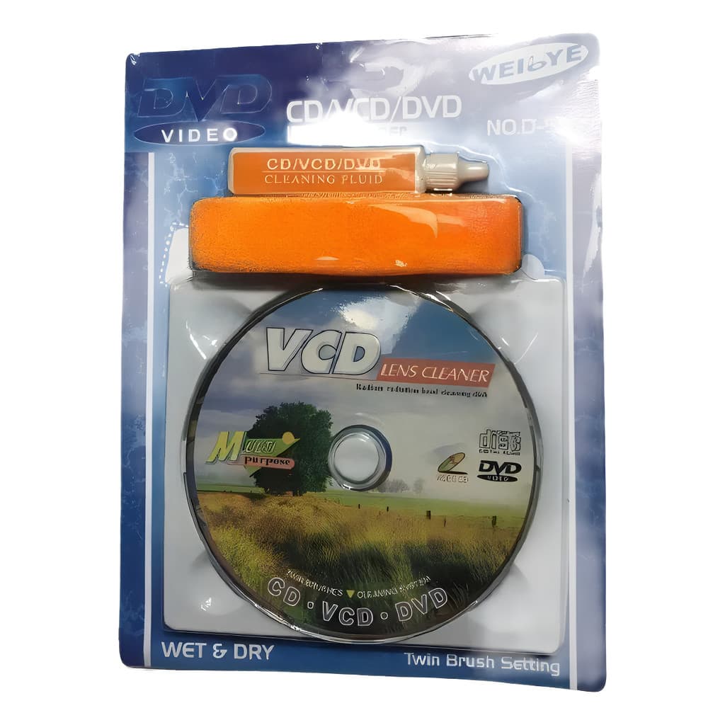 Kit Limpa Lente Cleaner Limpeza Dvd/cd/blu-ray/game