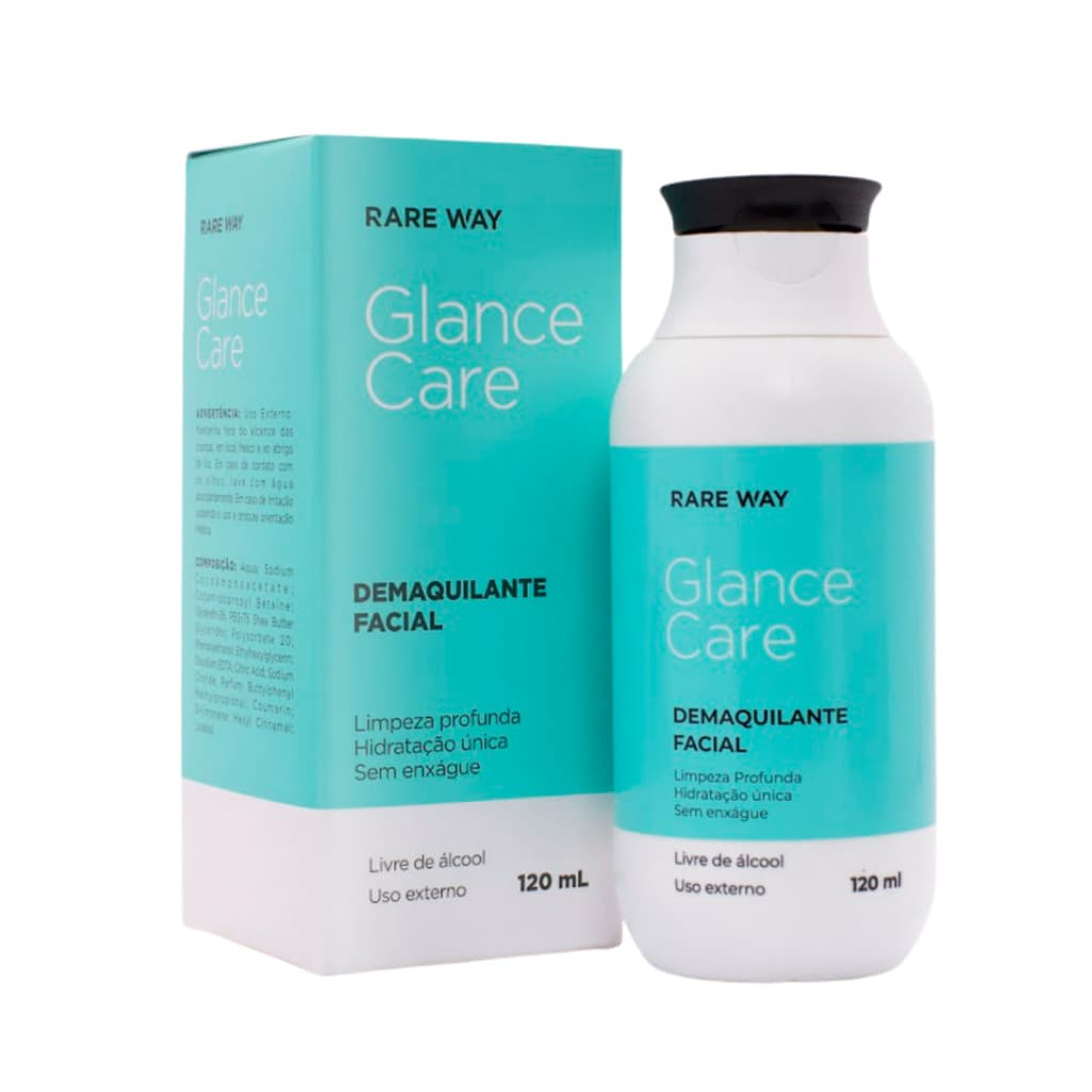Demaquilante Facial Glance Care Rare Way 120ml
