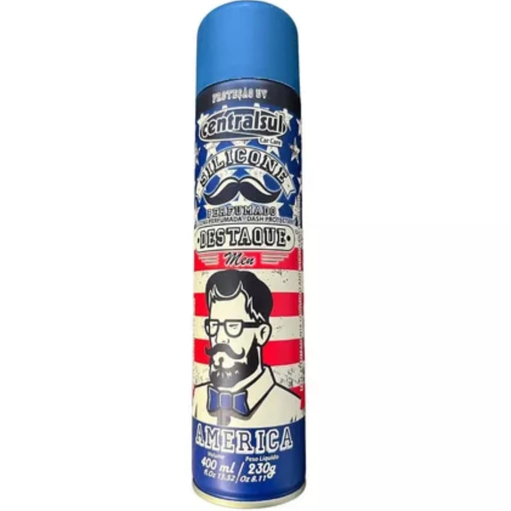 Silicone Spray America 400ml – Renovador de Superfícies com Proteção UV e Brilho Seco