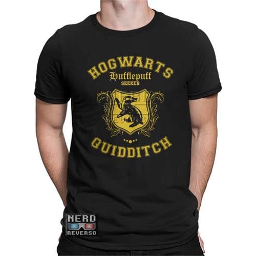 Camiseta Camisa 30.1 s Harry Potter Lufa Lufa Hufflepuff Hogwarts Houses Envio Imediato