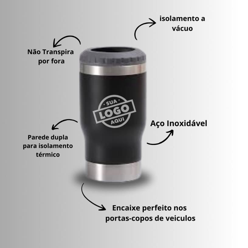 Copo Térmico 420ml  personalizado com seu NOME, LOGO,DESENHO,TIME do seu coração com 2 tampa