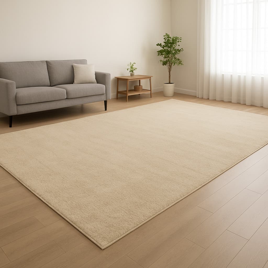 Tapete Grande Areia Bege Medida especial 250x300 pelo macio Sala Home Office Studio + Brinde