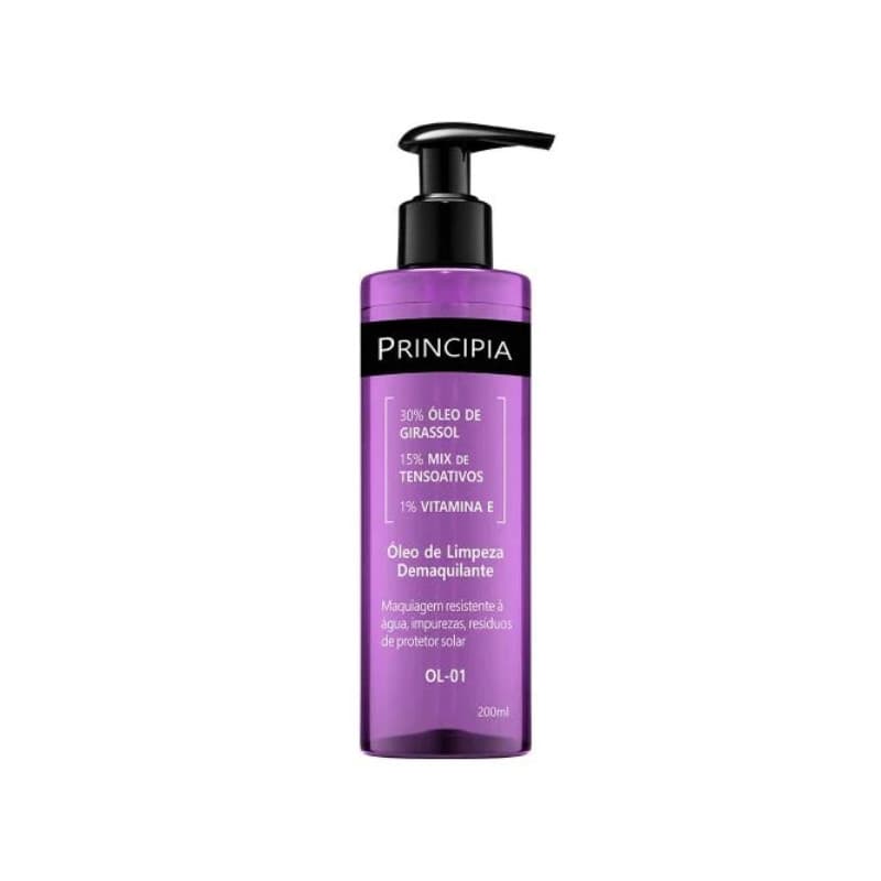 Óleo de Limpeza Demaquilante Principia OL-01 200ml