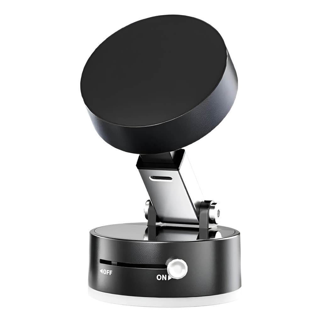 Suporte Magnético Veicular Celular Ventosa Forte Preto Ima