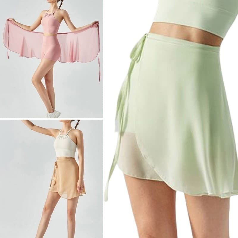Saia Elegante Para Dança YOIOI Com Laços Ajustáveis Balé E Ginástica
