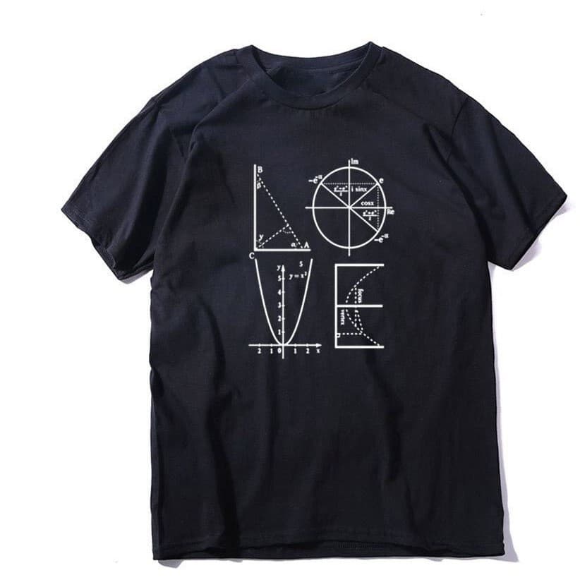 Camiseta unissex equaçoes matematicas LOVE -BEBELA.