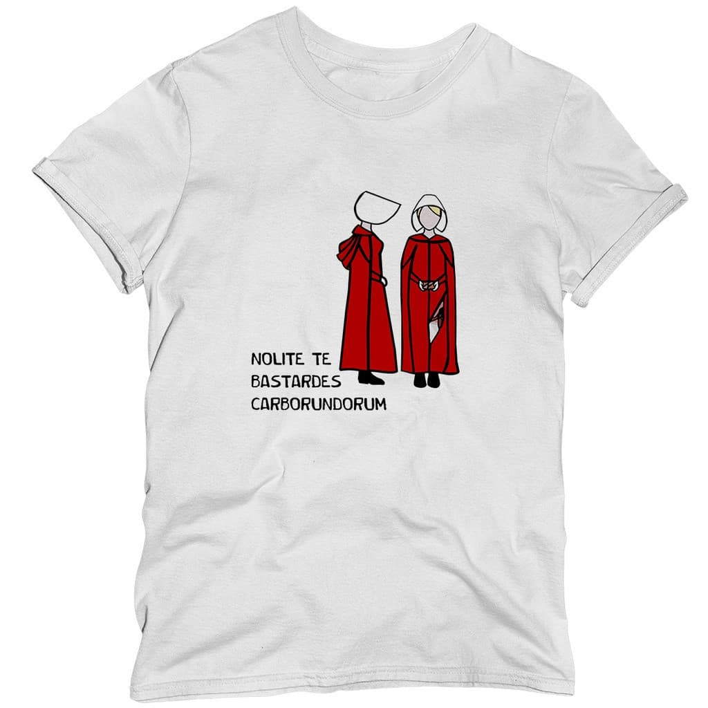 Camiseta T-Shirt Unissex Algodão Série The Handmaid's Tale Nolite Te Bastardes Carborundorum -BEBELA.
