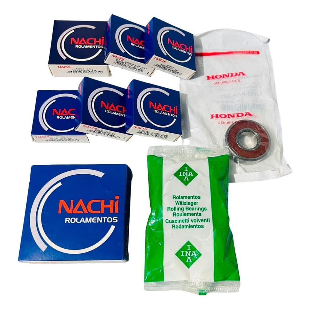 Kit Rolamento Parte Baixo Cg Titan 150 Original