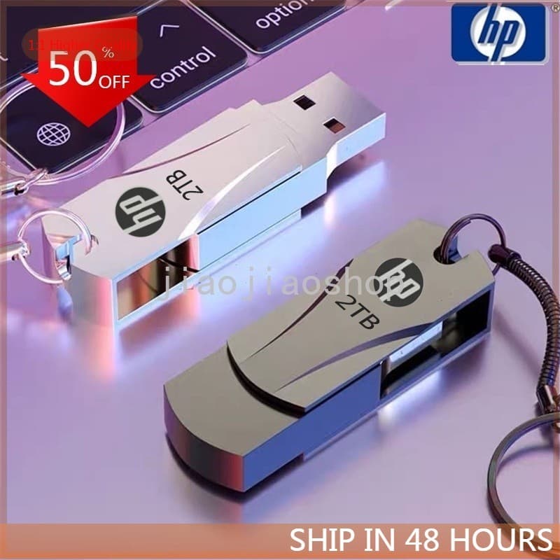 Pen Drive USB 2.0 2TB Flash Pendrive De Metal À Prova D'água De Alta Velocidade
