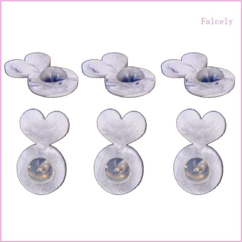 Conjunto 6 Protetores Orelha Para Suporte Lóbulo Ouvido Estável Piercings Brinco Inclinação Desconforto Evitar
