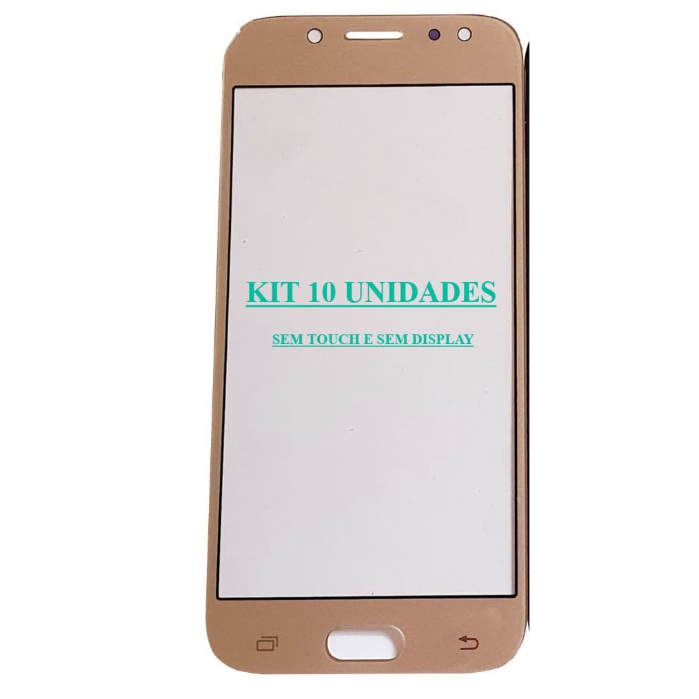 Kit 10 Tela Vidro J5 Pro J530 Visor Frontal Sem Touch E LCD