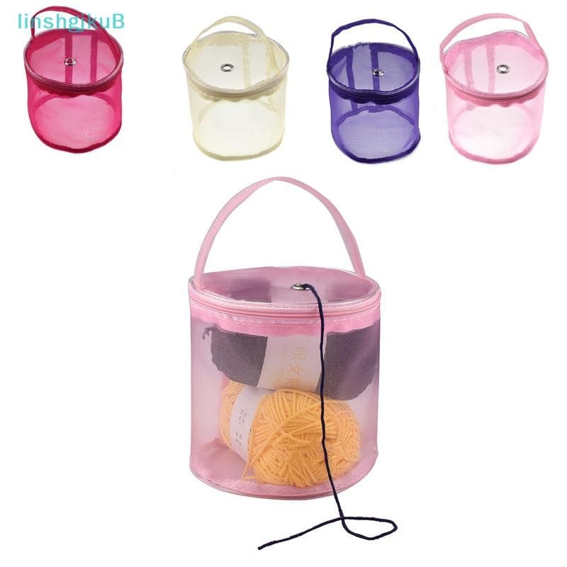 [lLinshgjkuB] Bolsa Organizadora Redonda De Fio De Tricô Para Crochê [Novo]