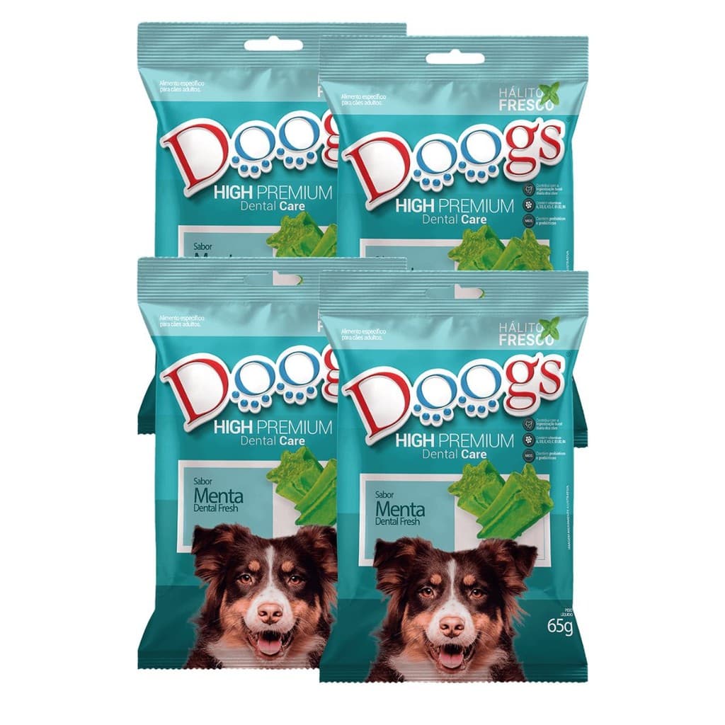 Petisco Pet Bifinhos Dental Care High Premium Snacks Cães 65g - Auxilia na higiene bucal do seu dog