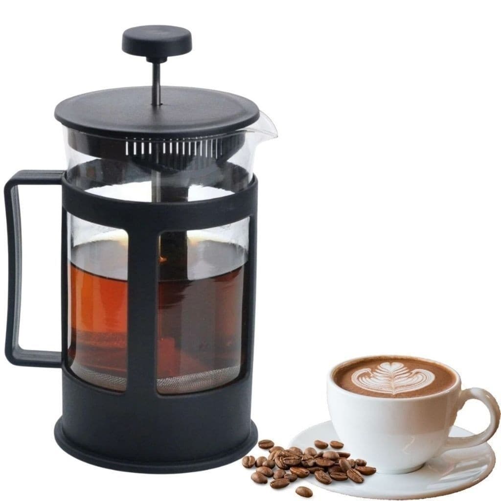 Cafeteira Prensa Francesa 600 ml em Vidro Café Cremeira Leite Chá