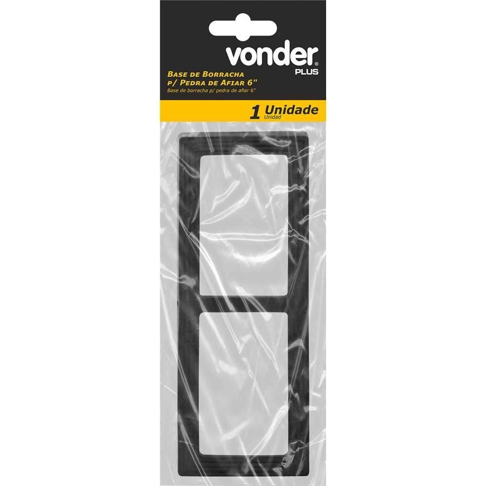 Base de borracha para pedra de afiar 6", VONDER PLUS