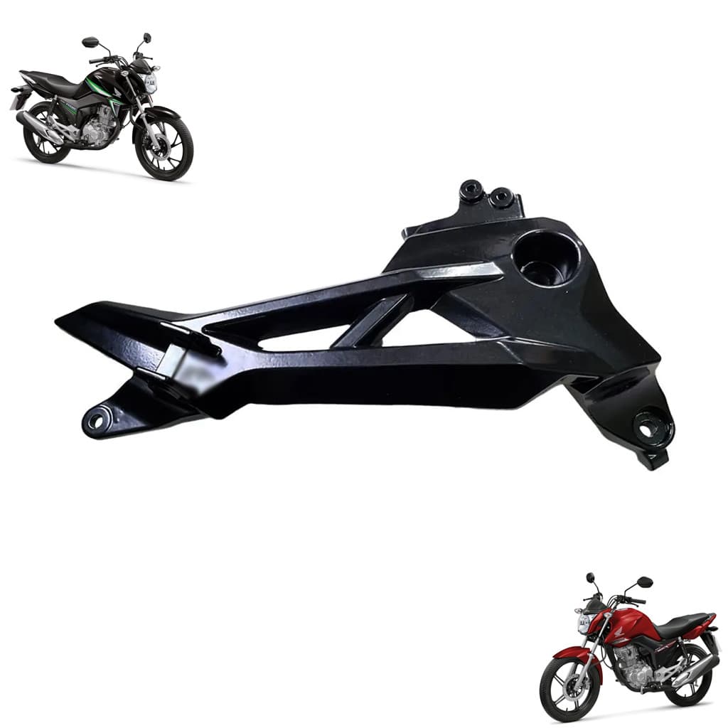 Suporte Pedaleira Bacalhau Esquerdo Titan Fan 160 Mega Moto