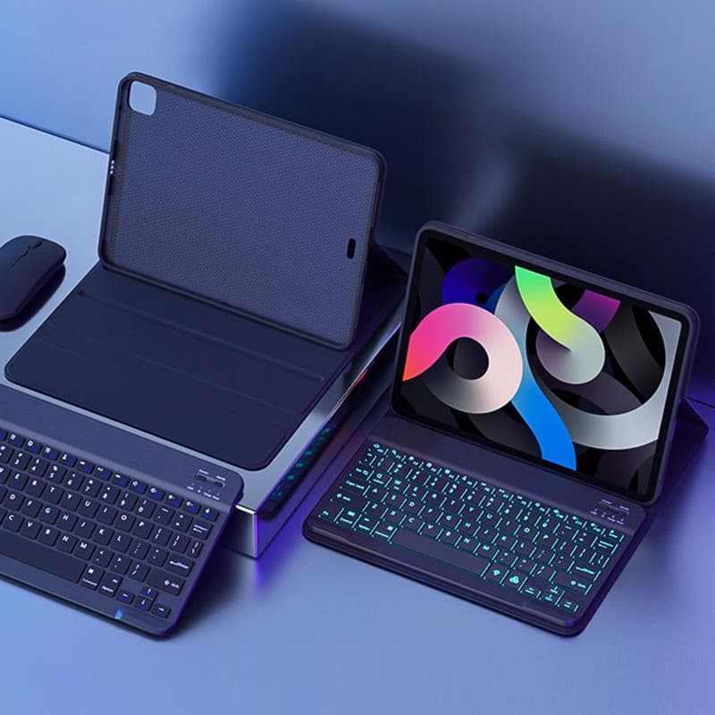 Nova Capa De Suporte Rosa Para iPad 10.2/10.5 Com Teclado Magnético Bluetooth Touch 7/8/9/Air3/- Pro 10.5in