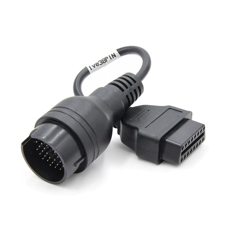 Cabo Iveco 38 Pinos Linha Pesada Adaptador Obd2 16 Pinos