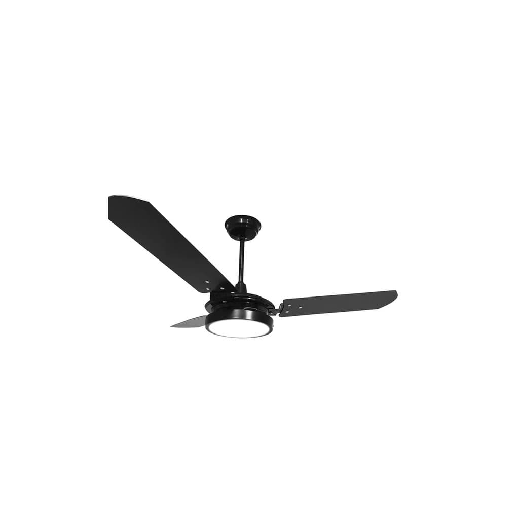 Ventilador de teto Ventex Valen LED com 3 pás Preto 127V