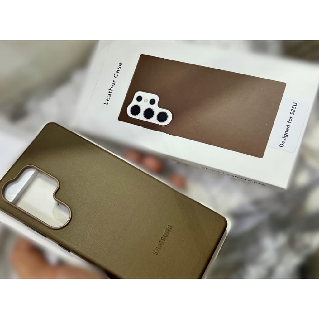 Capa Capinha Couro Luxo Samsung s23 s24 s25 Plus e Ultra com Carregamento por Indução