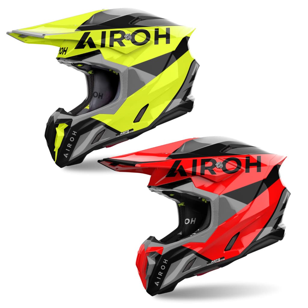 Capacete Motocross Mx Airoh Twist 3 King Gloss Lançamento