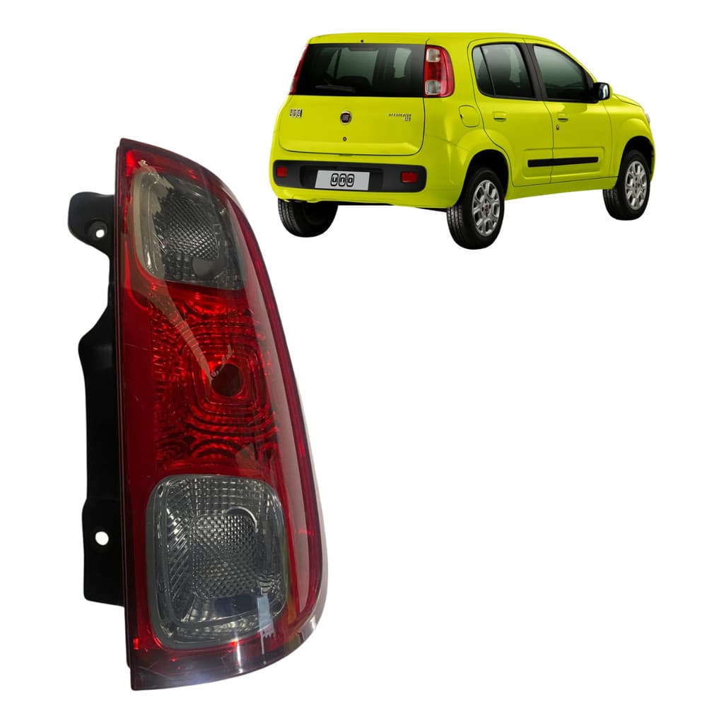 Lanterna Traseira Direita  Fiat Uno Vivace 11-2014 Fumê Orig