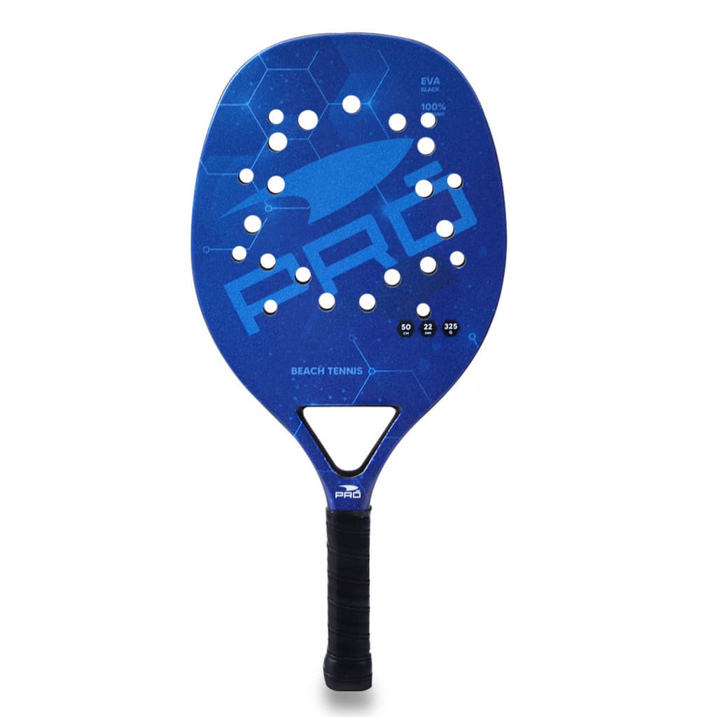 Kit Raquete Beach Tennis Carbono Pro Brinde Bolinhas