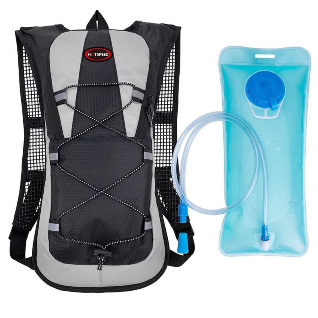 Mochila de Hidratação Bike Impermeável  -  5 L - Cor Preta-Var.