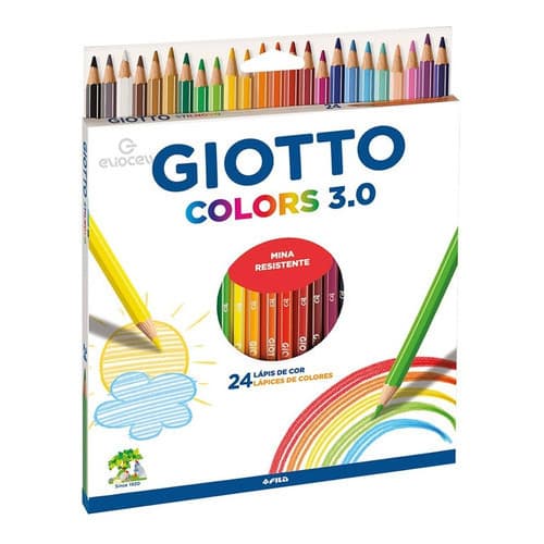 Lápis de Cor 24 Cores Colors 3.0 Giotto