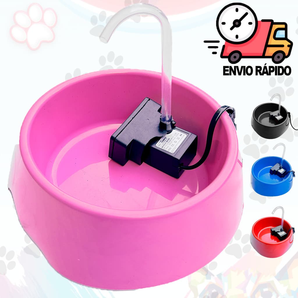 Bebedouro Gato Cachorro Fonte Automática 1 Litro Biviolt Fonte De Aguá Pet
