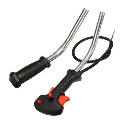 Kit Acelerador + Guidão Universal Para Roçadeiras A Gasolina
