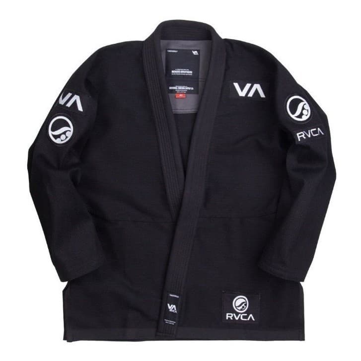 Kimono Shoyoroll RVCA Mendes Brothers Preto Jiu Jitsu BJJ