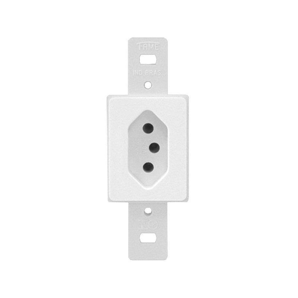 Tomada 20a 3 pinos fame blanc