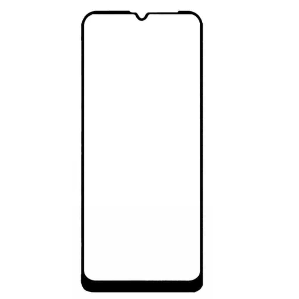 Película De Vidro Para Moto E7 3D Preto Cobre Toda Tela -
