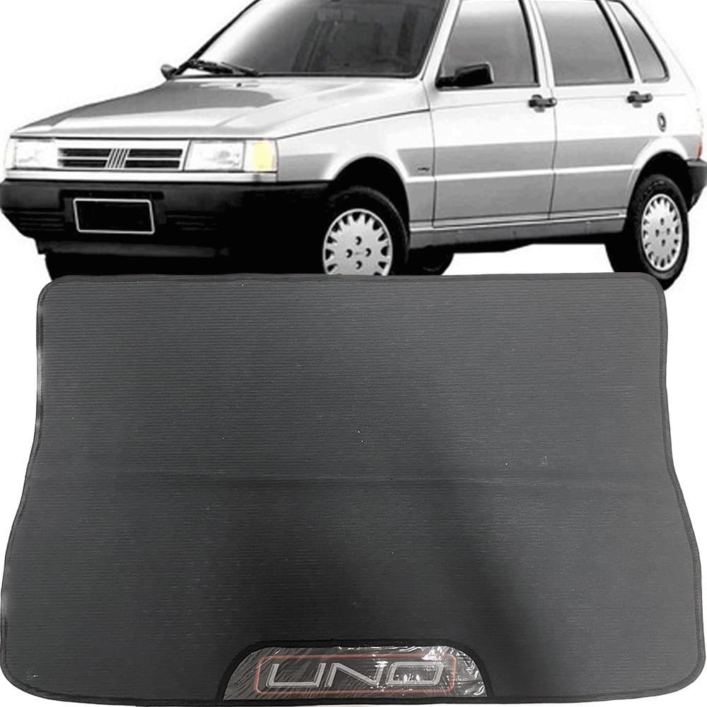 TAPETE EMBORRACHADO PARA PORTA MALA MALAS ESPECIFICO DO CARRO FIAT UNO 1983 A 2004 TODOS MODELOS 2 E 4 PORTAS